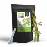 Cissus Quadrangularis Extrakt | 40% Ketosterone | 100g PULVER | ohne Zusätze | laborgeprüft | 100g Extrakt = 1000g normales Pulver | hochdosiert 100% vegan & in Deutschland abgefüllt (100g) - 1